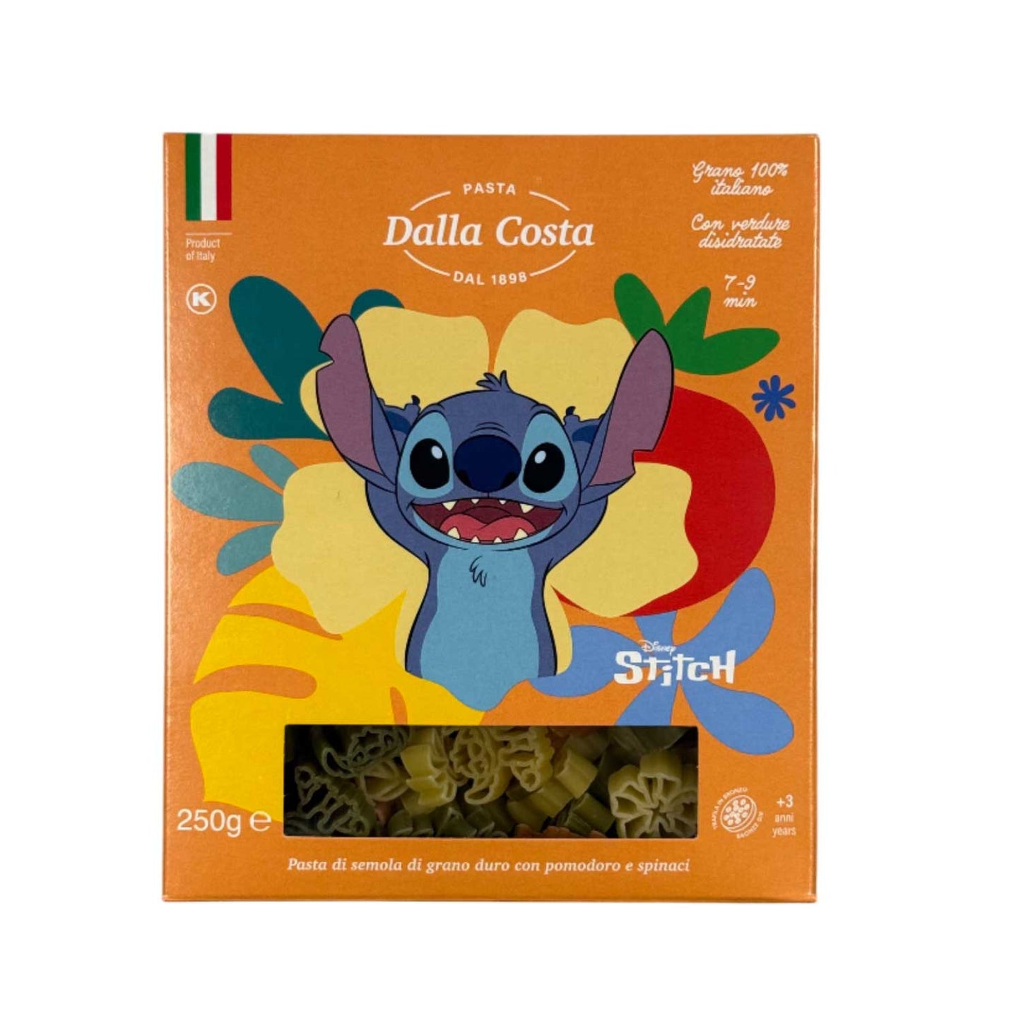 Dalla Costa Pasta Lilo & Stitch Con Pomodoro E Spinaci 250 gr