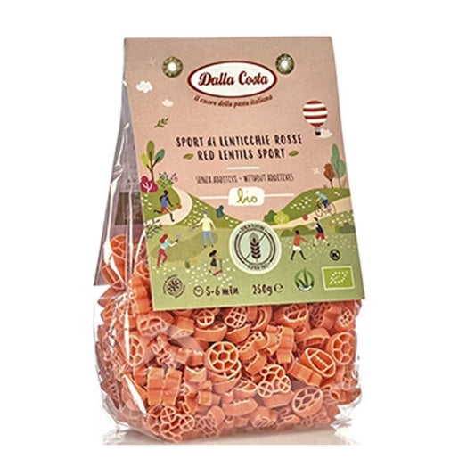 Dalla Costa - Pasta Sport Lenticchie Rosse: Confezione 250 gr