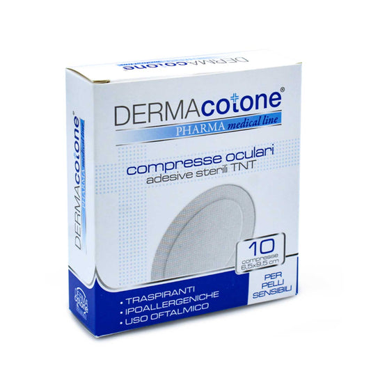 Dermacotone - Compresse Oculari Sterili Tnt 6,5X9,5 10 Pezzi