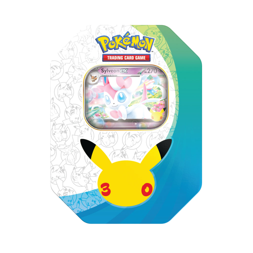 Gamevision - Pokemon 30° Anniversario Tin da Collectible Sylveon ex & Greninja ex