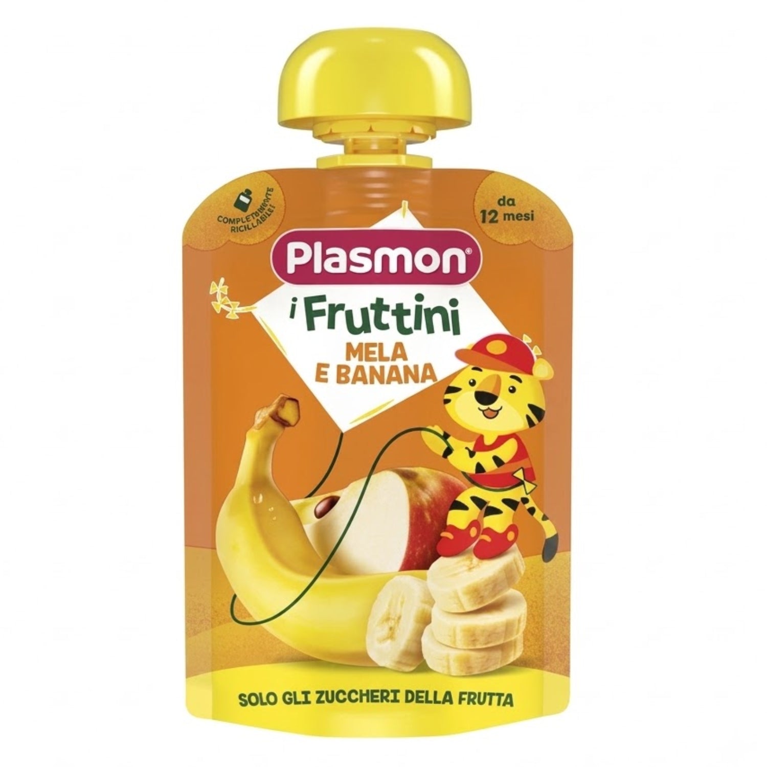 Plasmon - Pouches Mela Banana: Confezione 130 gr