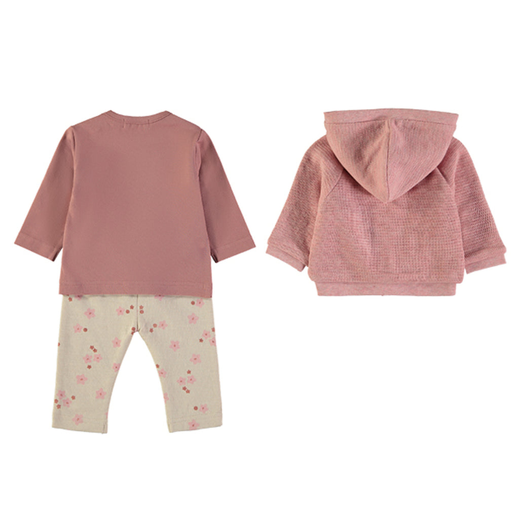 Wonderlife - Completo 3 Pezzi Rosa & Panna Per Neonati e Bambini 260837-I