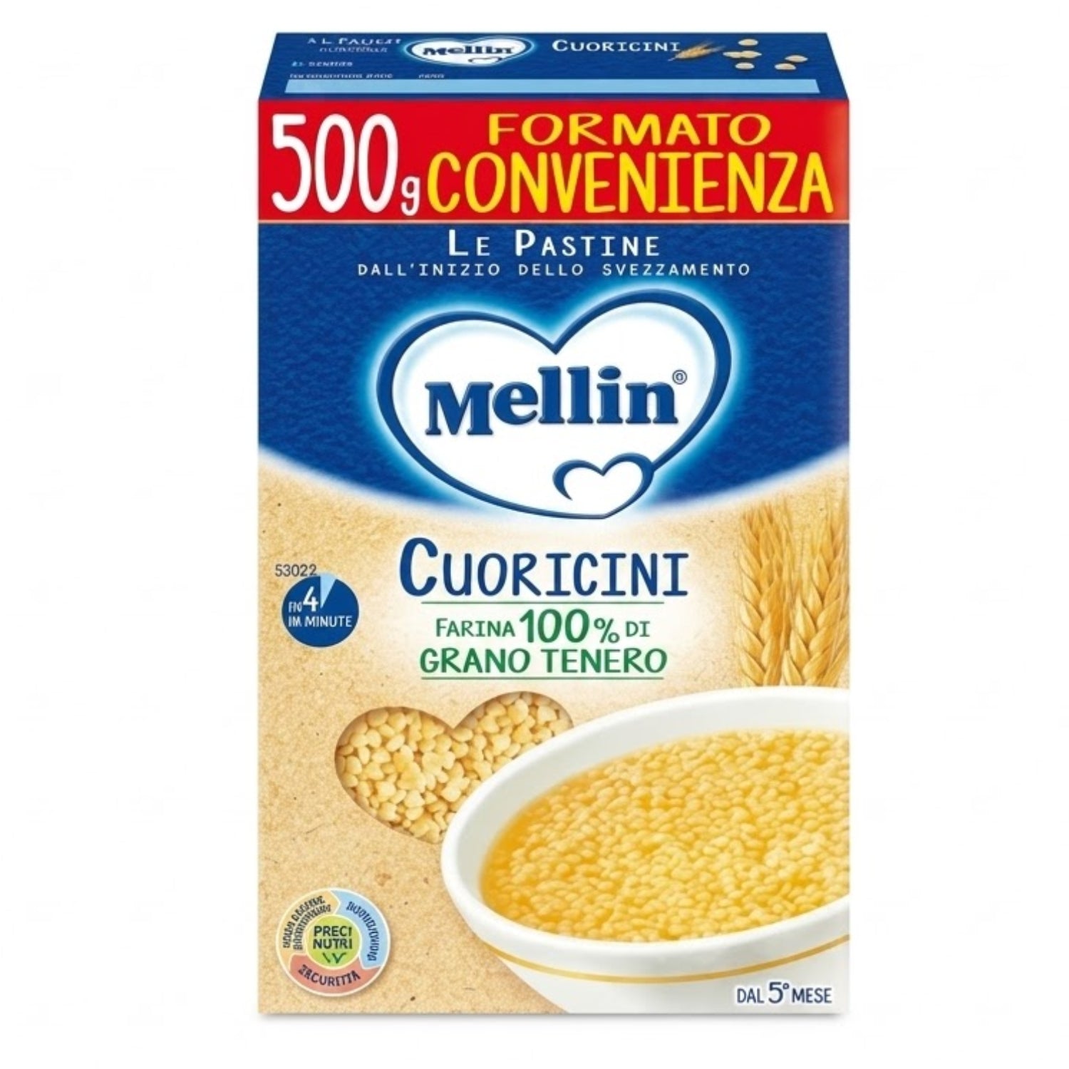 Mellin - Pastina: Confezione 500 gr