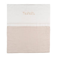 Coperta off-white e beige