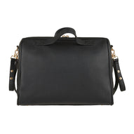 Borsa nera da passeggio con fasciatoio
