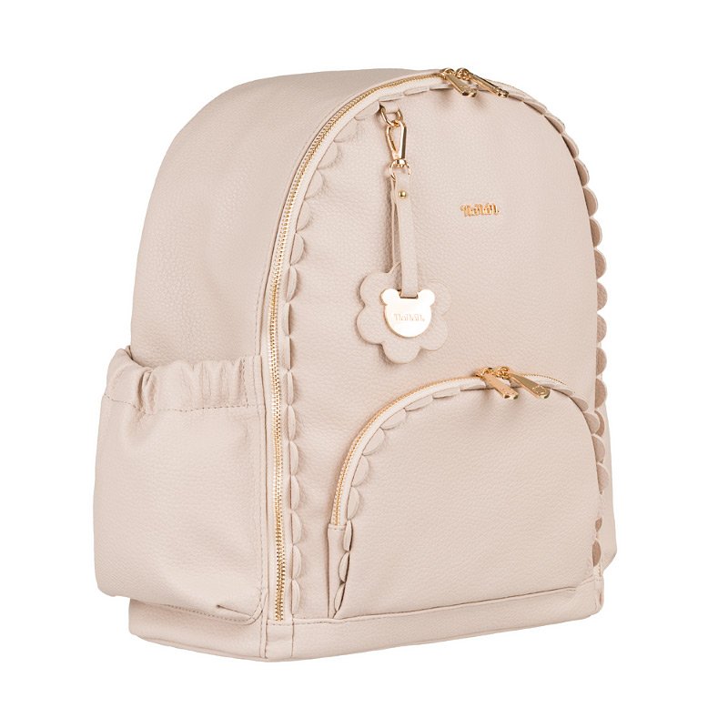 Zaino con fasciatoio beige