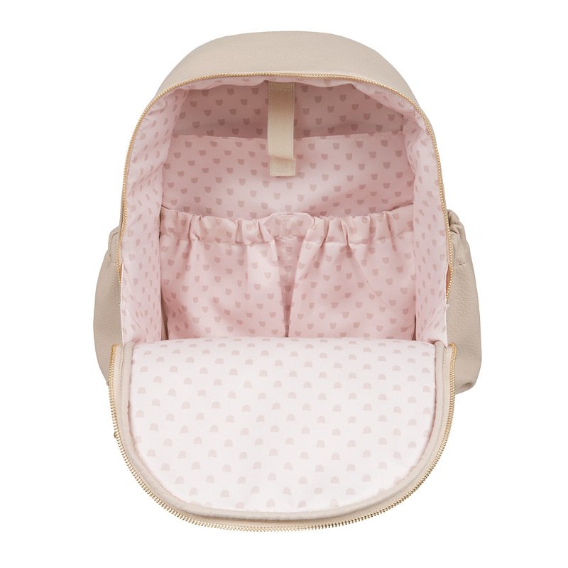 Zaino con fasciatoio beige