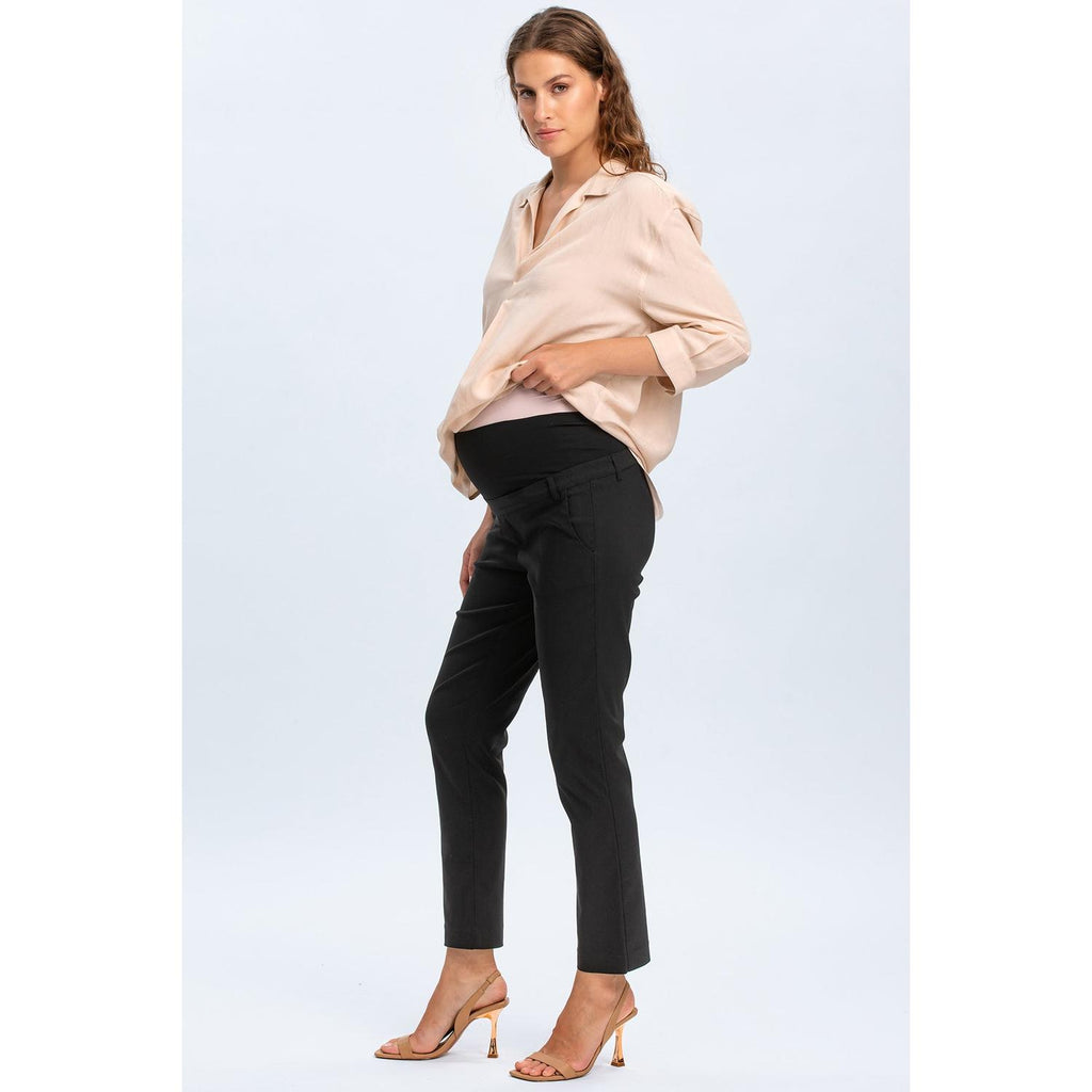 ELWOOD - Pantaloni Premaman Elasticizzati Neri