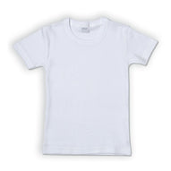 Ellepi - Maglia a maniche corte bianca da bambino in caldo cotone