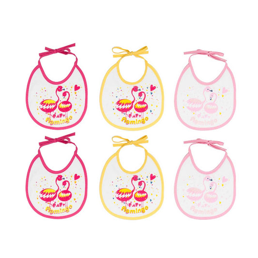 Ellepi - Set of 6 Baby Flamingo Bavette
