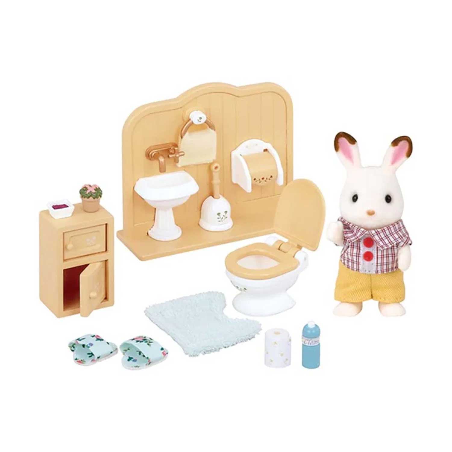 Epoch - Sylvanian Families: Fratello Coniglio Cioccolato E Bagno