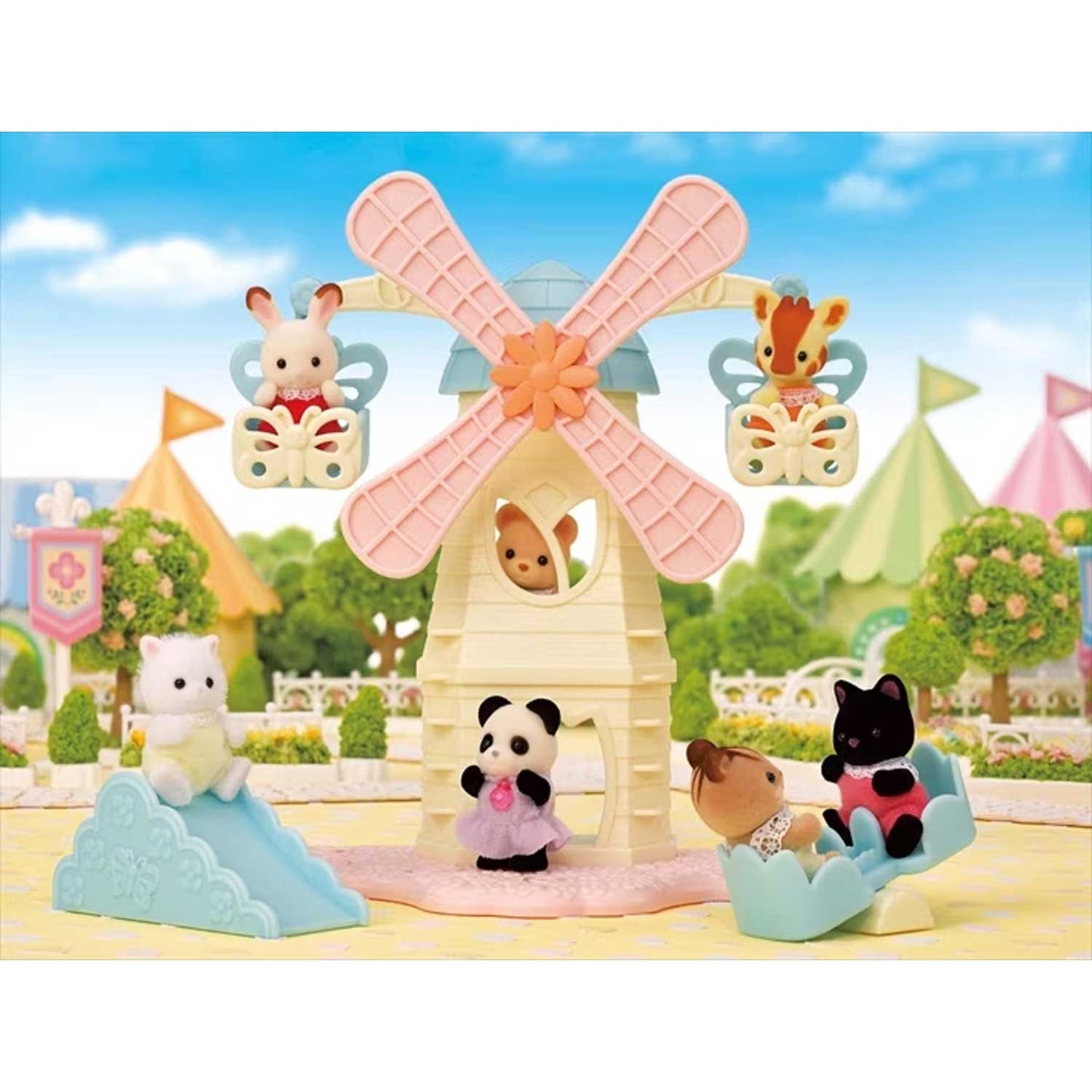 Epoch - Sylvanian Families: Parco Mulino A Vento Per Bebè