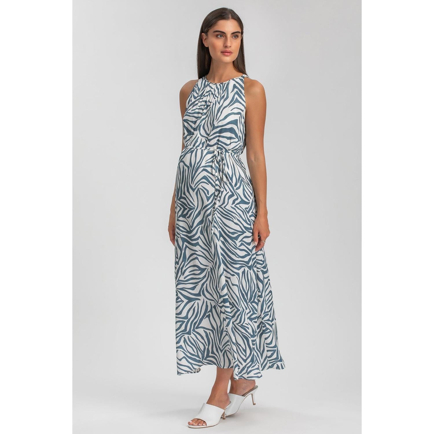 FRANCESCA QA67 - Maxi Abito Premaman Stampato