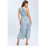 FRANCESCA QD31 - Maxi Abito Premaman Stampato