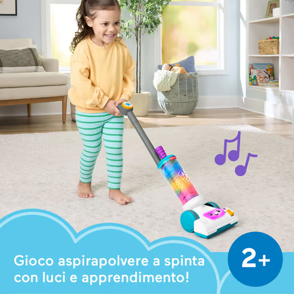 Fisher Price - Aspirapolvere 2 In 1 Ridi E Impara JMM34