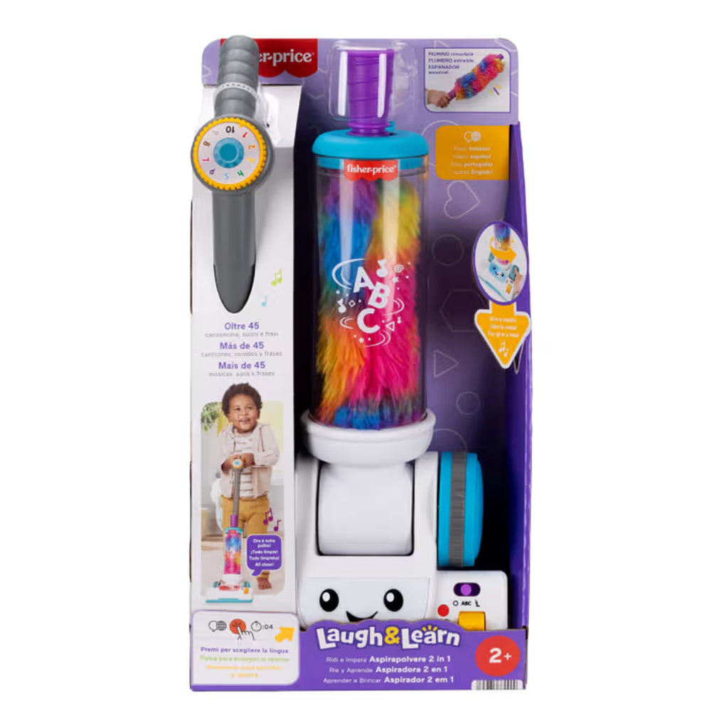 Fisher Price - Aspirapolvere 2 In 1 Ridi E Impara JMM34