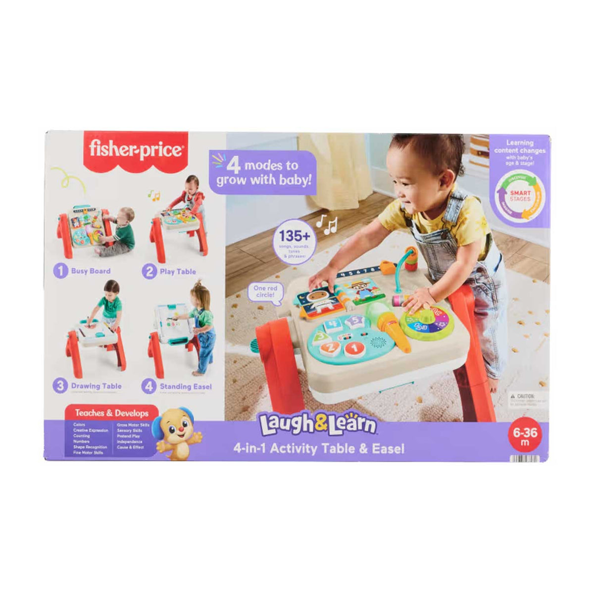 Fisher Price - Tavolino Attività  4 In 1 JGW89
