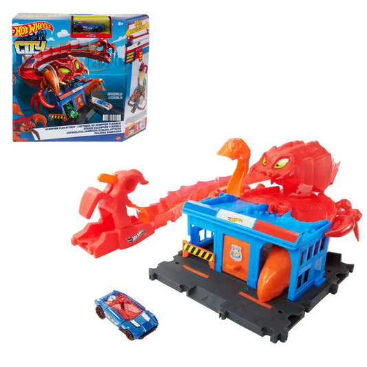 Mattel - Hot Wheels® City Monstrous Creatures HDR29 - Gorilla Destructive Attack HDR30