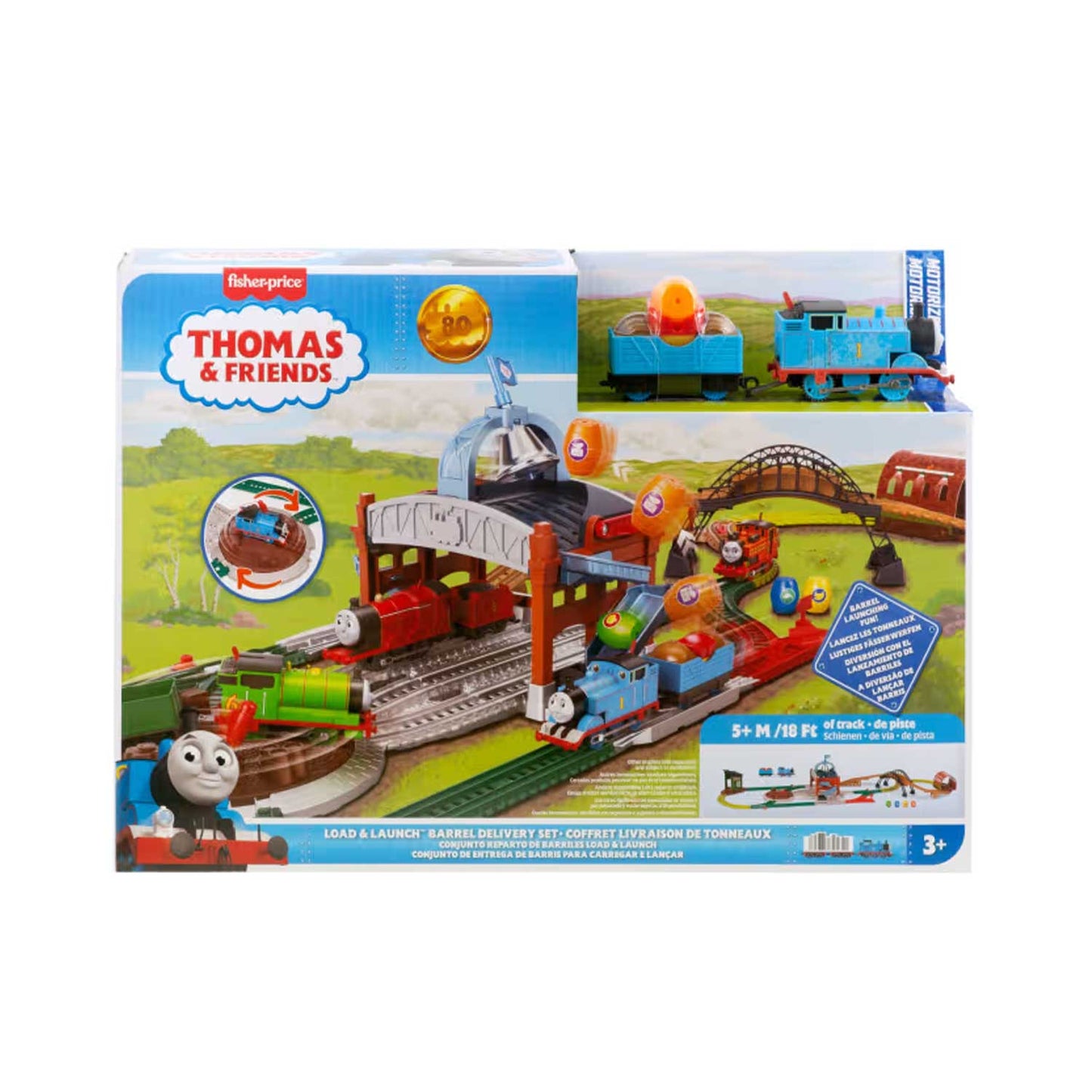 Fisher Price - Thomas & Friends Pista Centro Di Consegna Barili JDF26