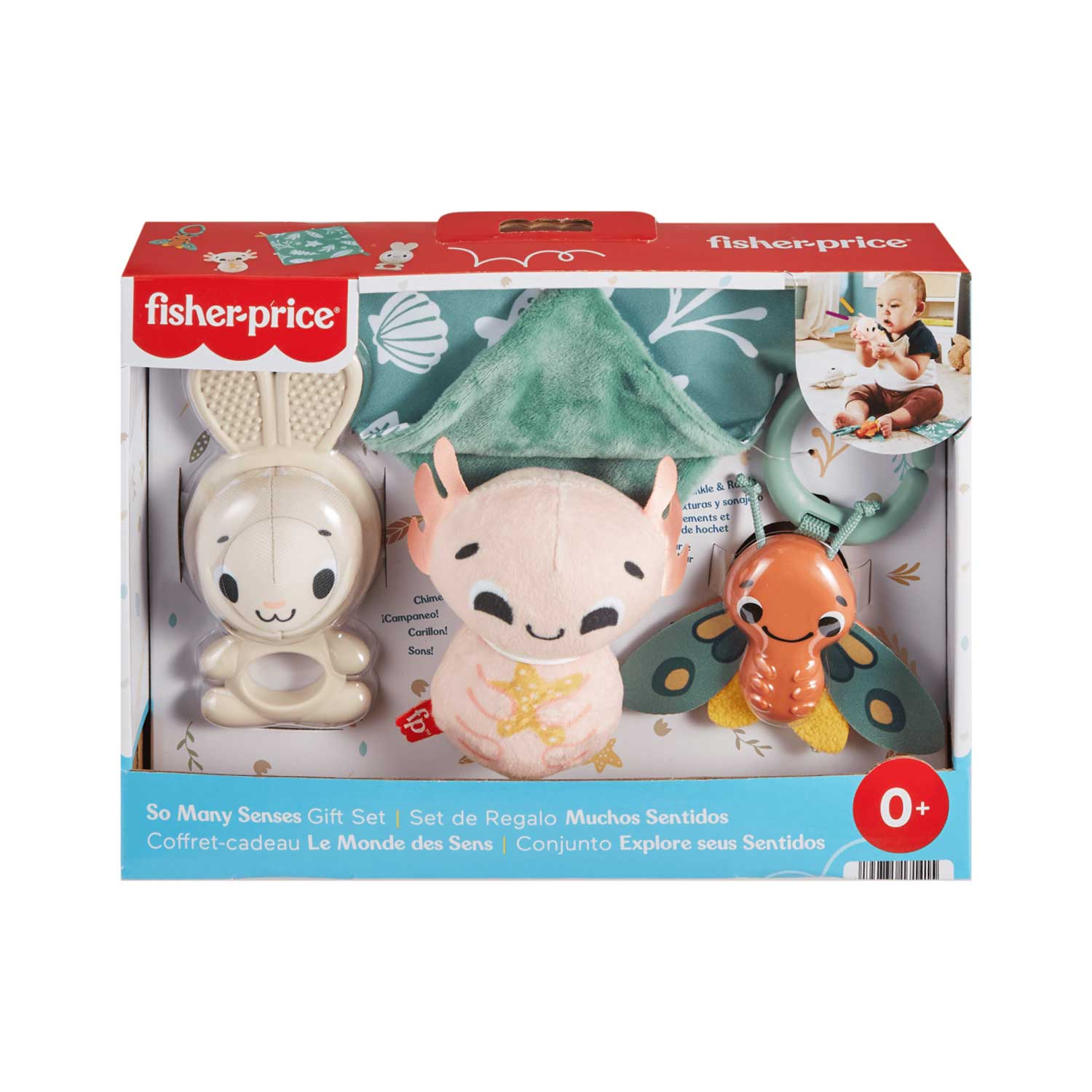 Fisher Price - Kit Regalo Prime Scoperte Sensoriali HRB17
