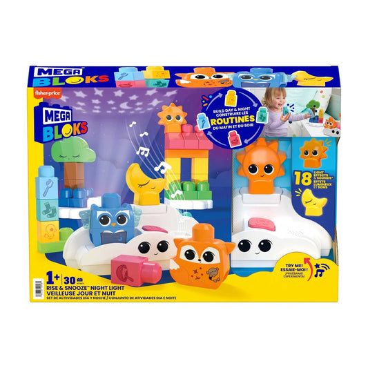 Fisher Price - Mega Block Set Attivita Giorno E Notte
