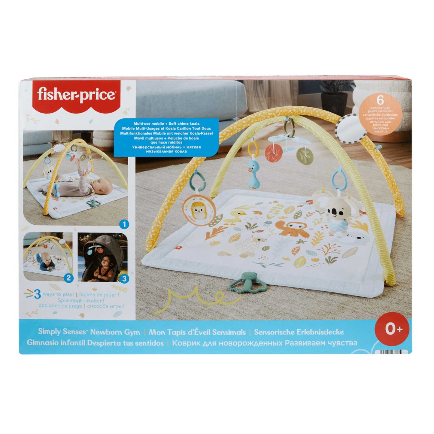Fisher Price - Palestrina Sensoriale 3 in 1 HRB15