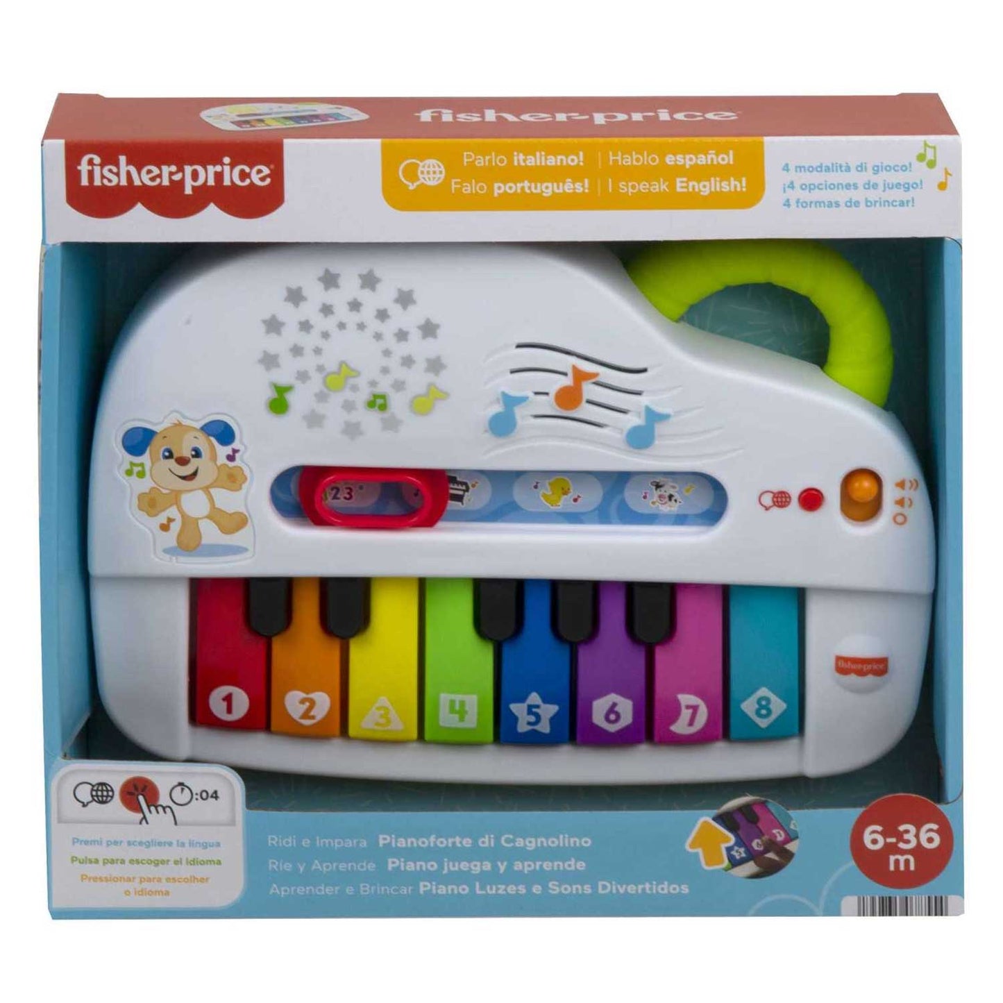 Fisher Price - Pianoforte Di Cagnolino Multilingua HHX13