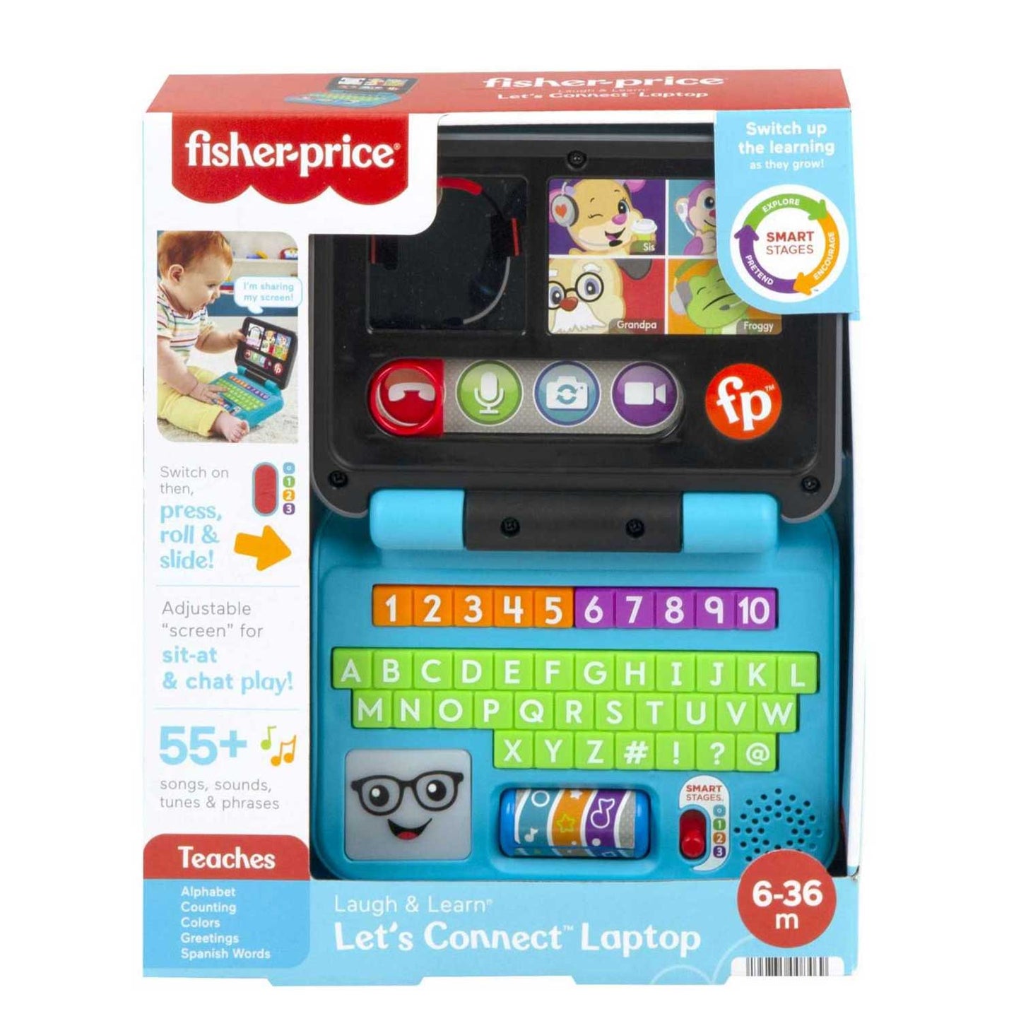 Fisher Price - Ridi e Impara Il Mio Primo Laptop HHH03