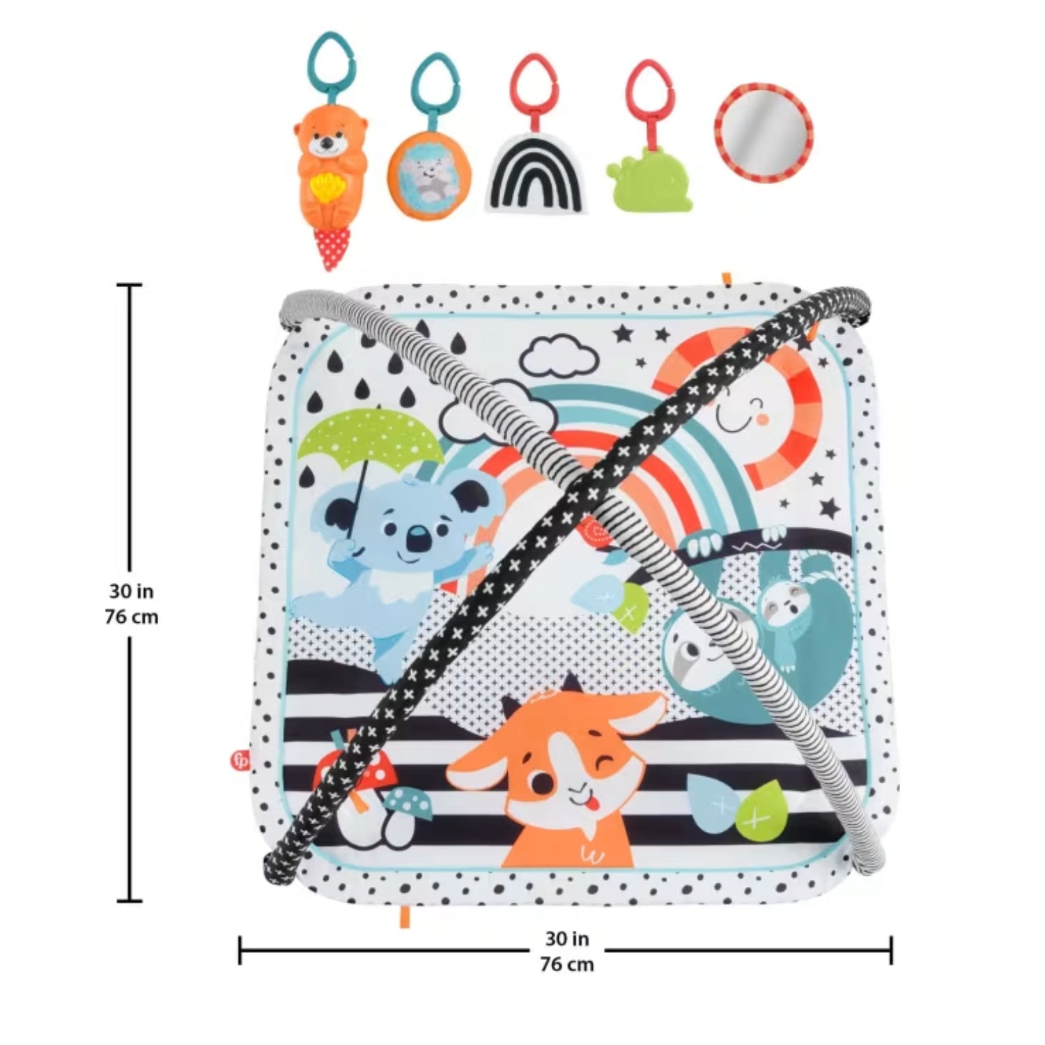 Fisher Price - Palestrina Luci E Suoni Degli Amici Animali 3 In 1 JMN72