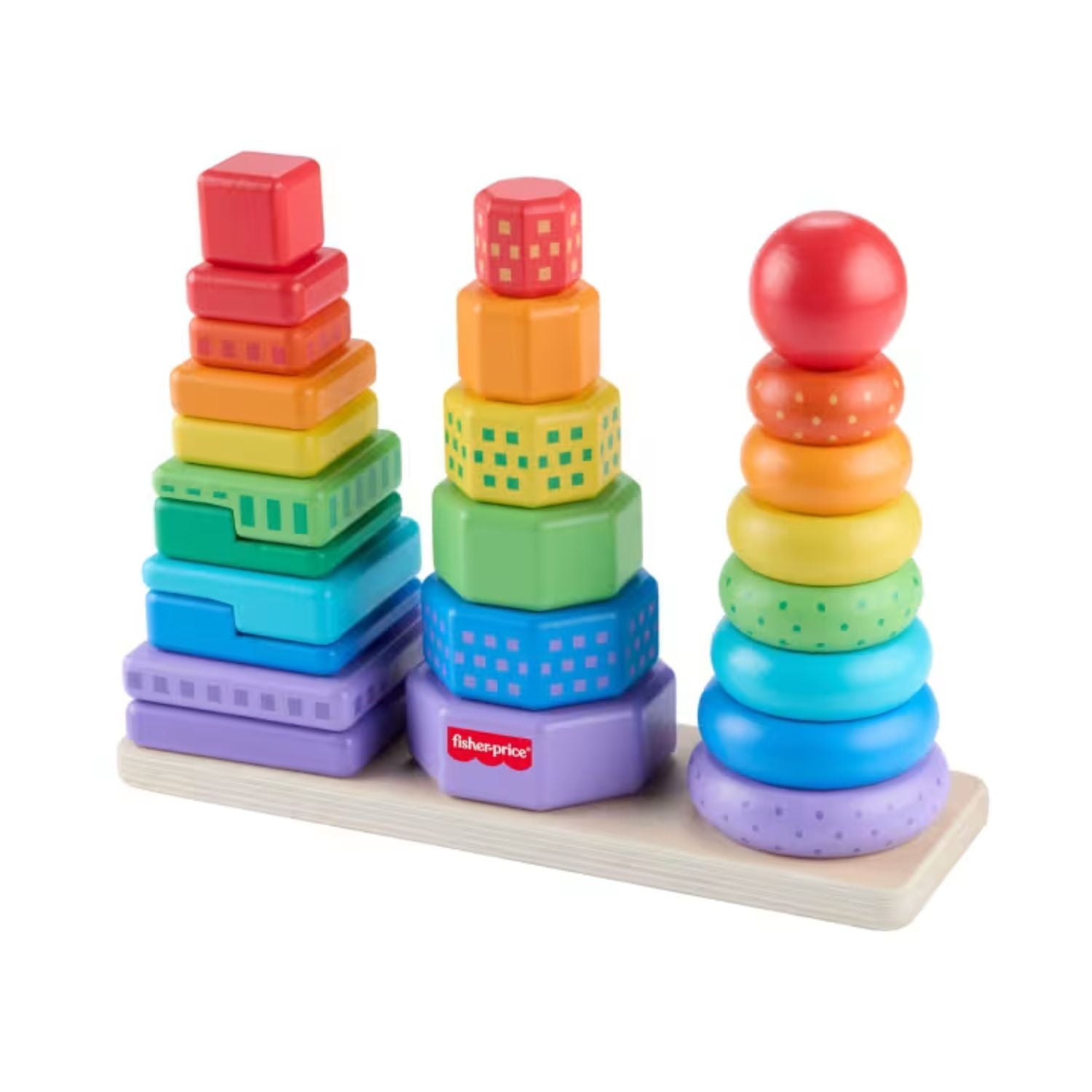 Fisher Price - Set Piramidi in Legno HXT76