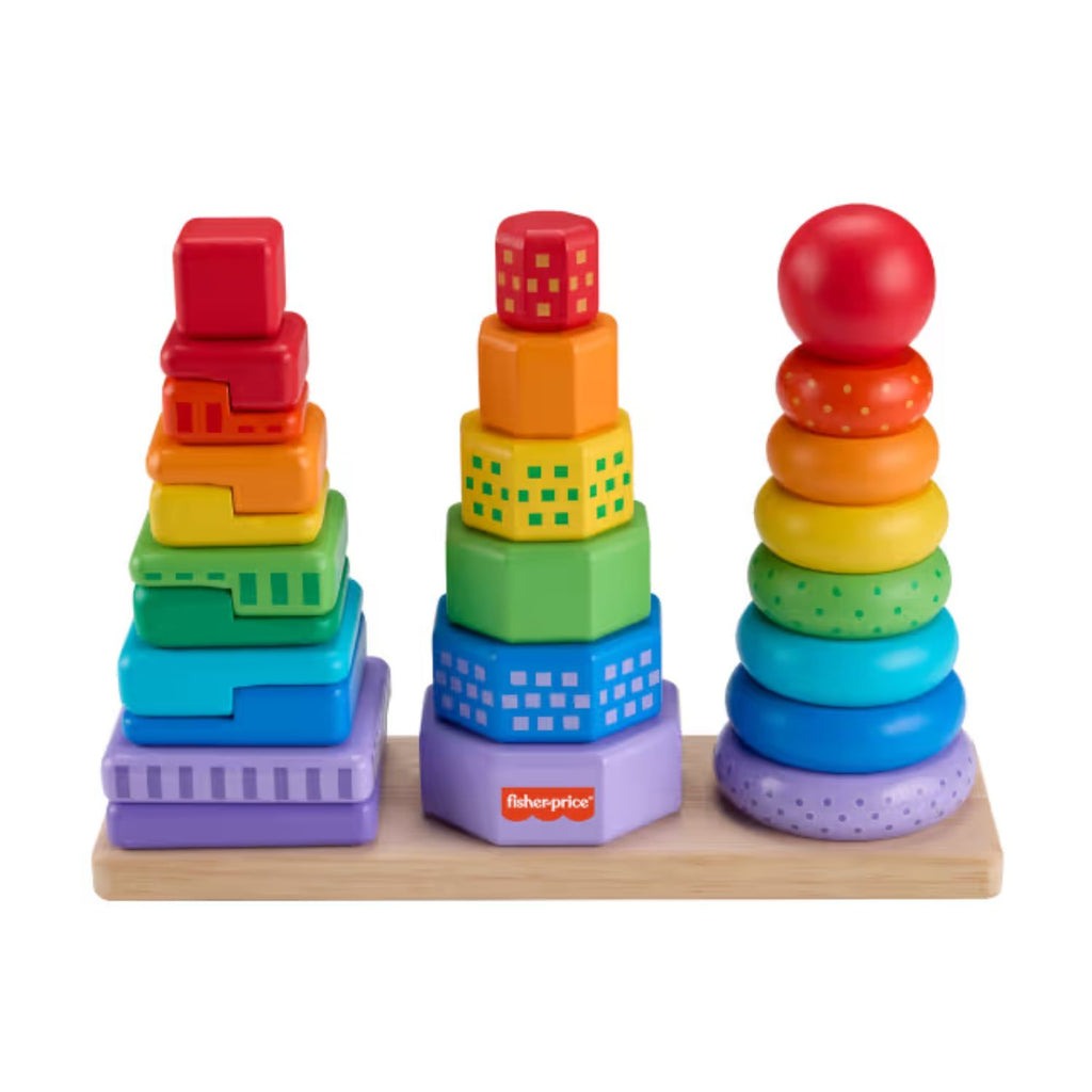 Fisher Price - Set Piramidi in Legno HXT76