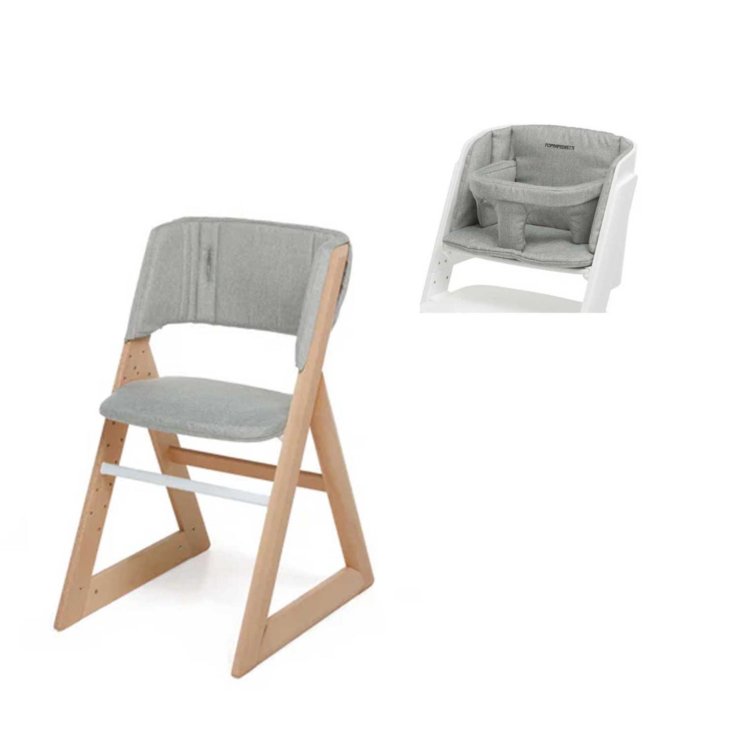 Foppapedretti - Sedia Evolutiva Stile + kit imbottito incluso