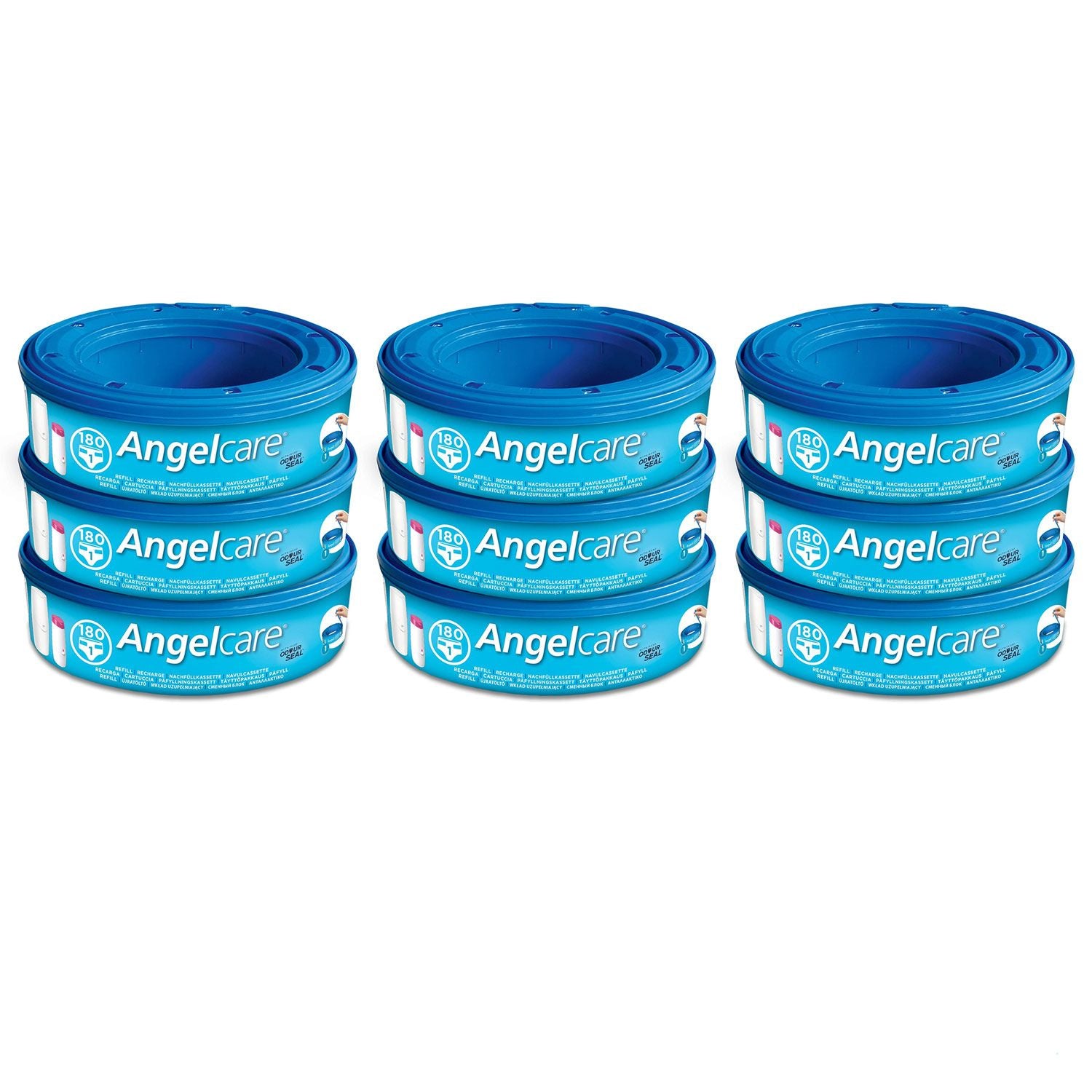 Foppapedretti - Ricarica Maialino Mangia Pannolini confezione risparmio 9 pezzi