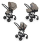 Foppapedretti - Trio Up3 Travel 2024 con Seggiolino Auto Up3 I-Size R129