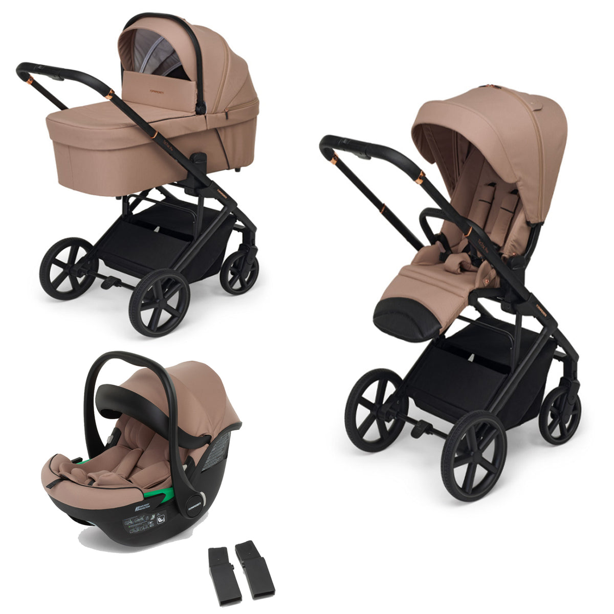 Foppapedretti - Trio Tic Toc Pro Con Seggiolino Auto Disk I-Size