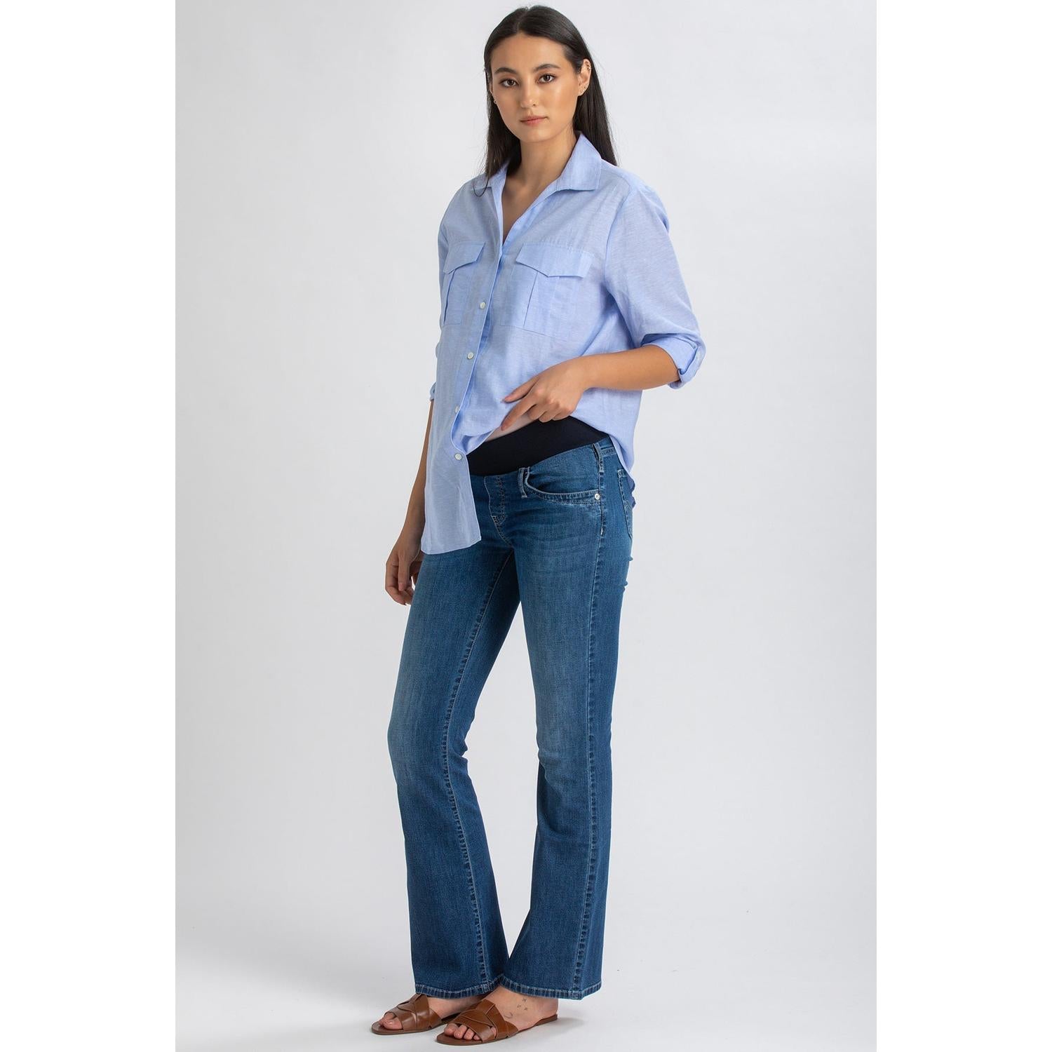 GRADUATED FLARE WA05 - Jeans Premaman Svasati