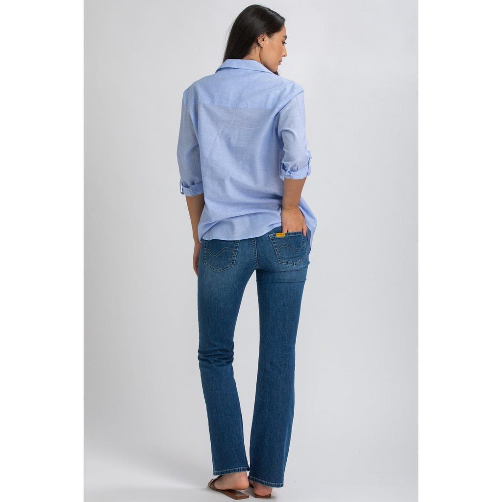 GRADUATED FLARE WA05 - Jeans Premaman Svasati