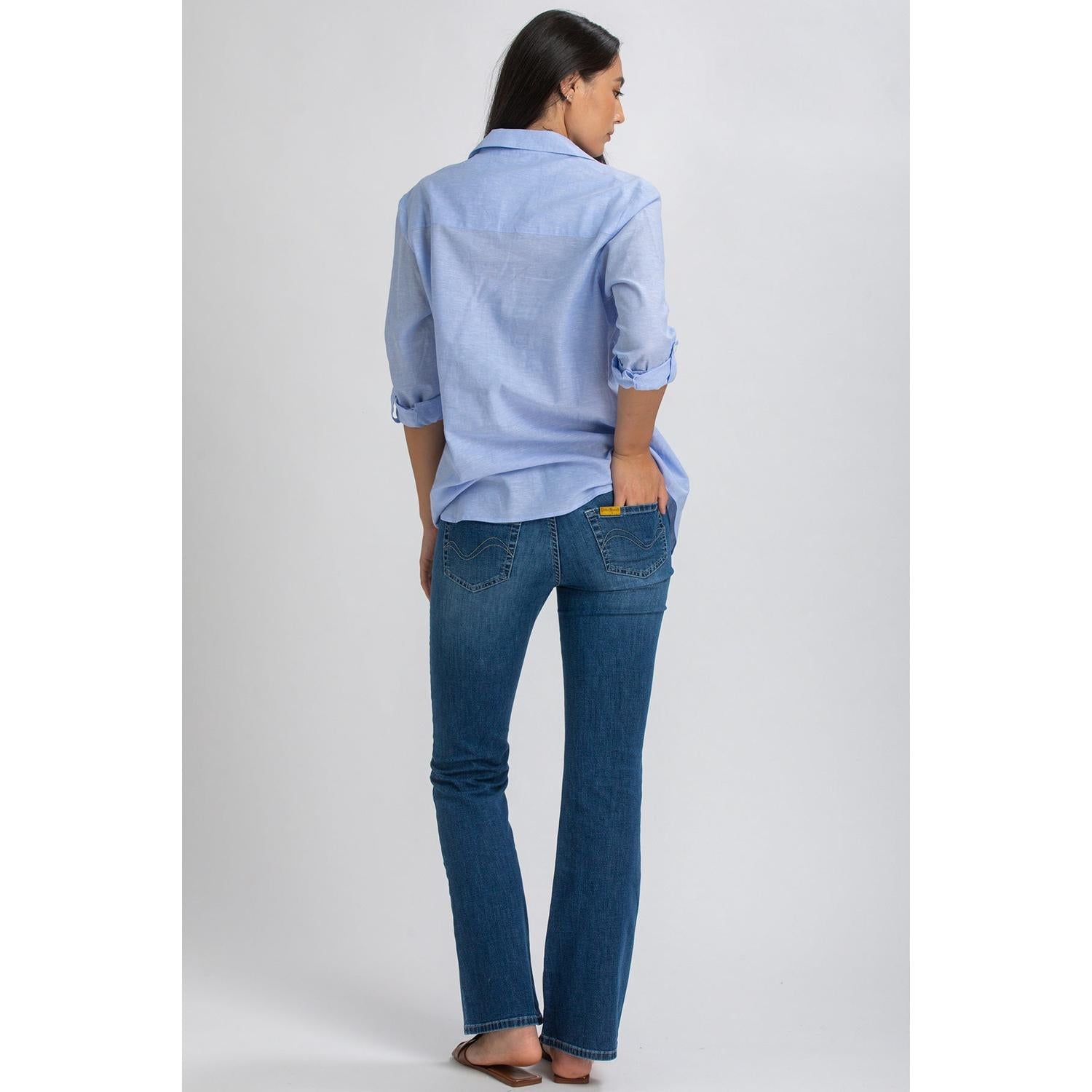 GRADUATED FLARE WA05 - Jeans Premaman Svasati