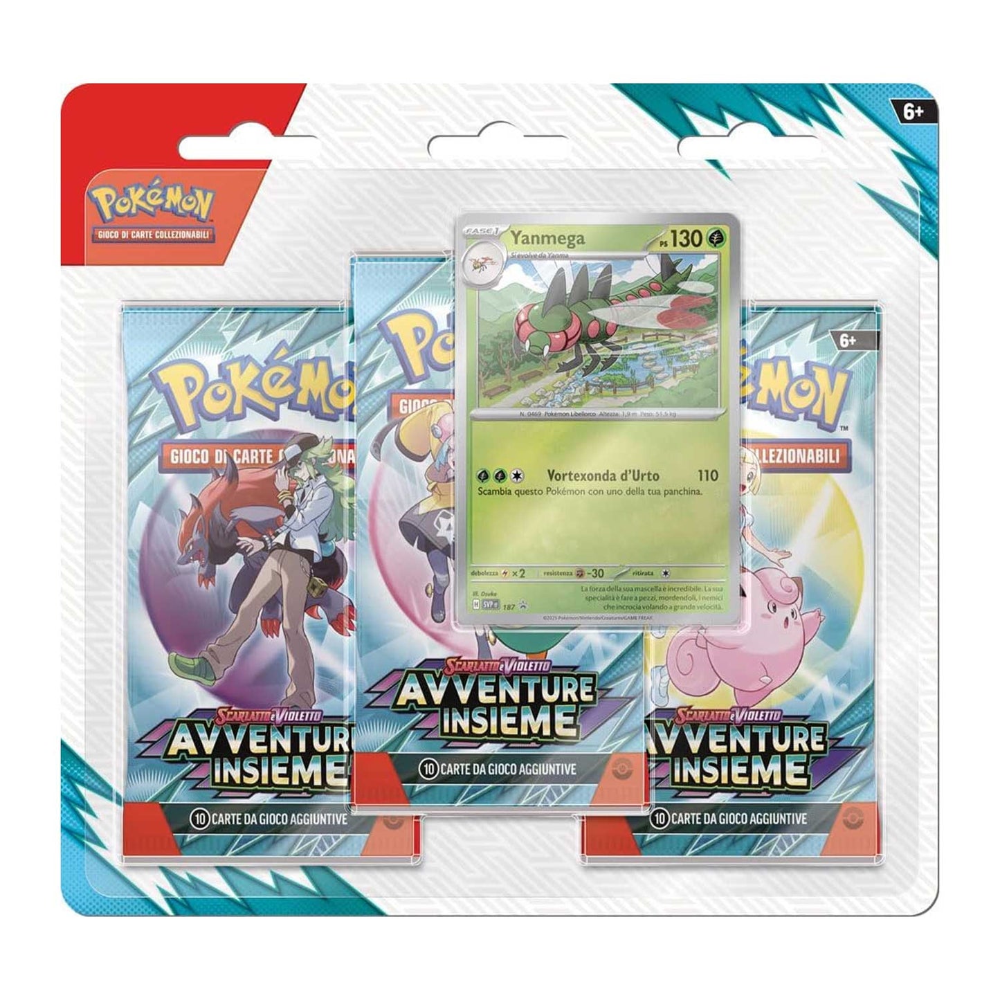 Gamevision - Pokemon Blister 3 Bustine  Avventure insieme