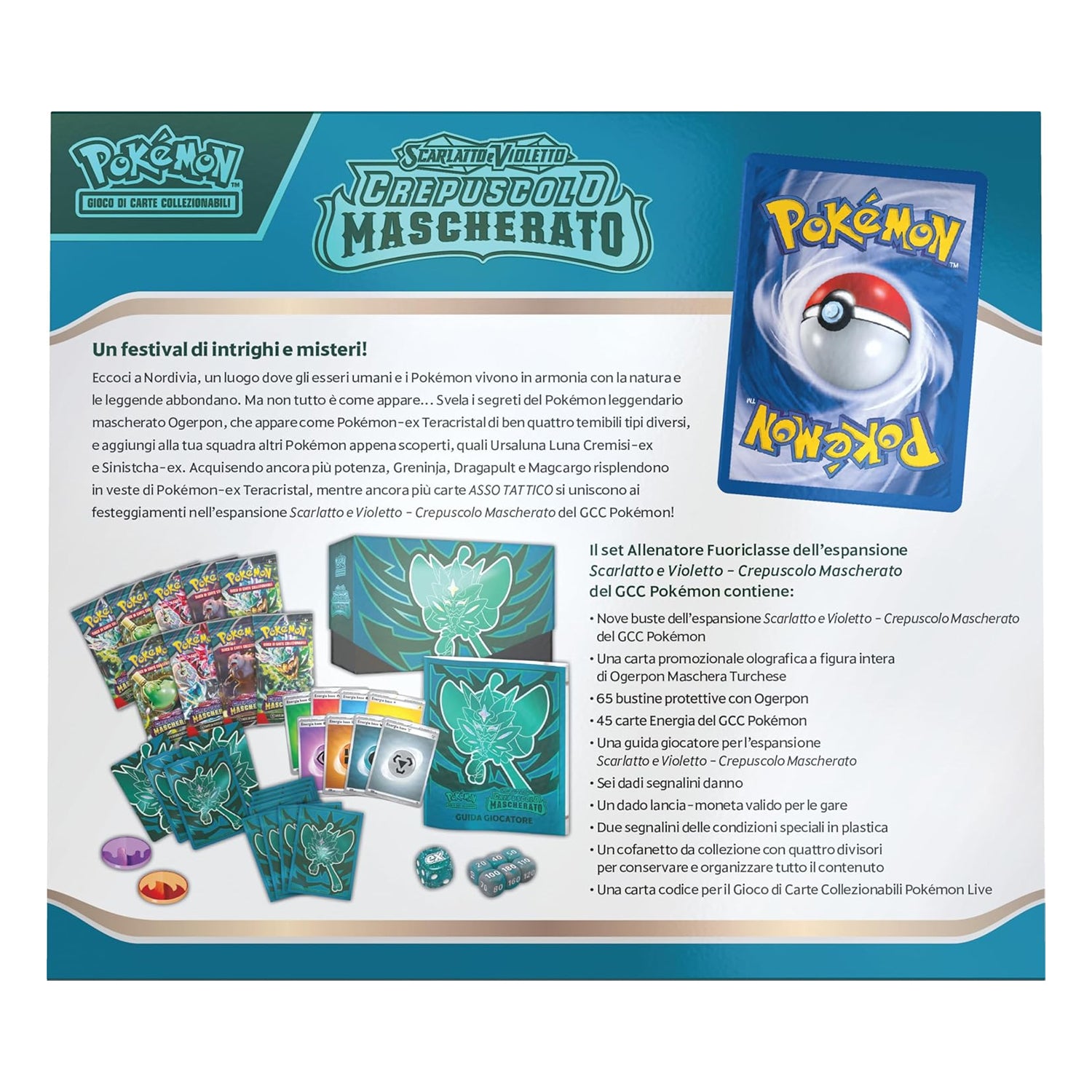 Gamevision - Pokemon Set Allenatore Fuoriclasse Scarlatto e Violetto 06: Crepuscolo Mascherato