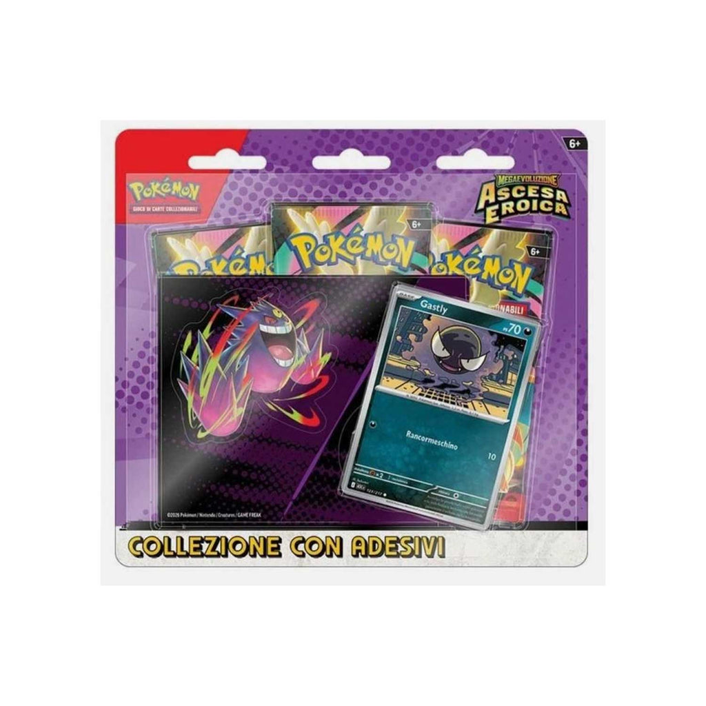 Gamevision - Pokemon Collezione Con Adesivo Megaevoluzione Ascesa Eroica