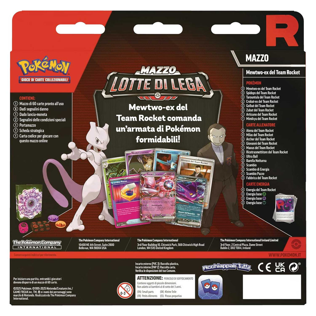 Gamevision - Pokemon Mazzi Lotta Lega - Mewtwo Ex Del Team Rocket