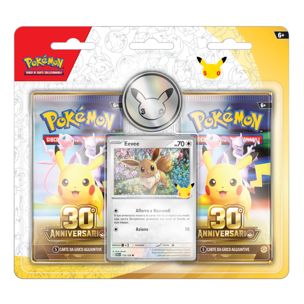 Gamevision - Pokemon 30° Anniversario Blister 2 Buste