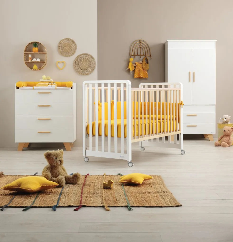 Azzurra Design - Lettino Glam  9 In 1 + Materasso + Completo Piumone Glam