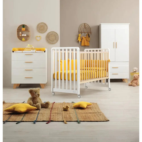 Azzurra Design - Glam Cot + Mattress + Luce Duvet Set - 8 in 1.