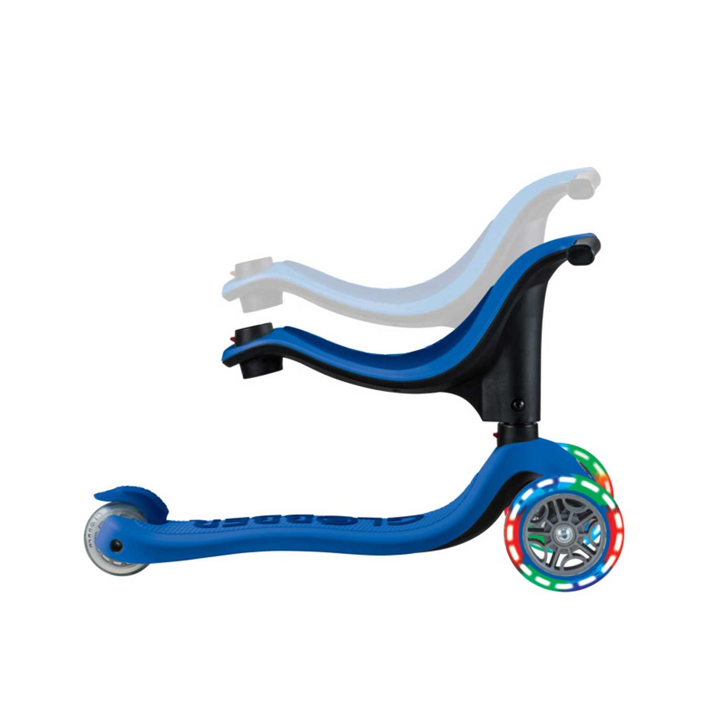 Globber - Monopattino Go Up Sporty A 3 Ruote Con Sedile