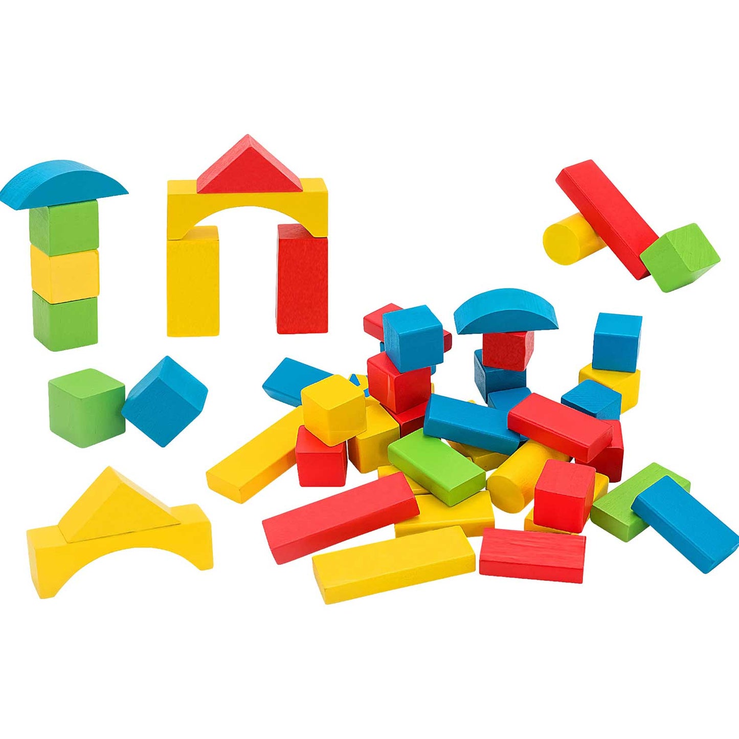 Mattoncini Colorati Amazon Mattoncini Legno Gioco Mattoncini In