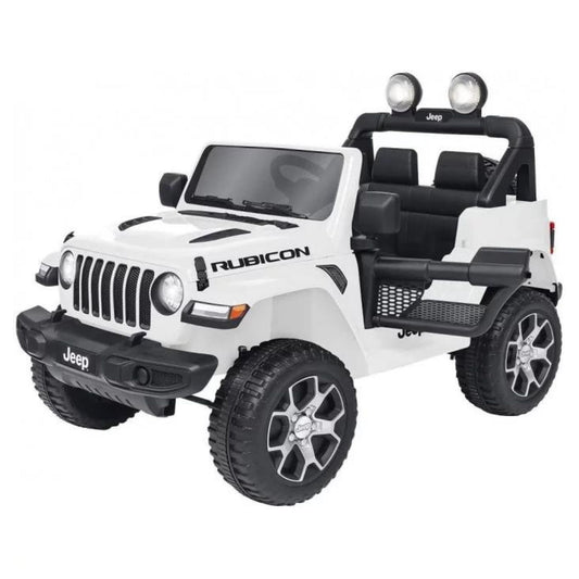 Globo - Auto Elettrica Jeep Wrangler Rubicon Bianca R/C 12v