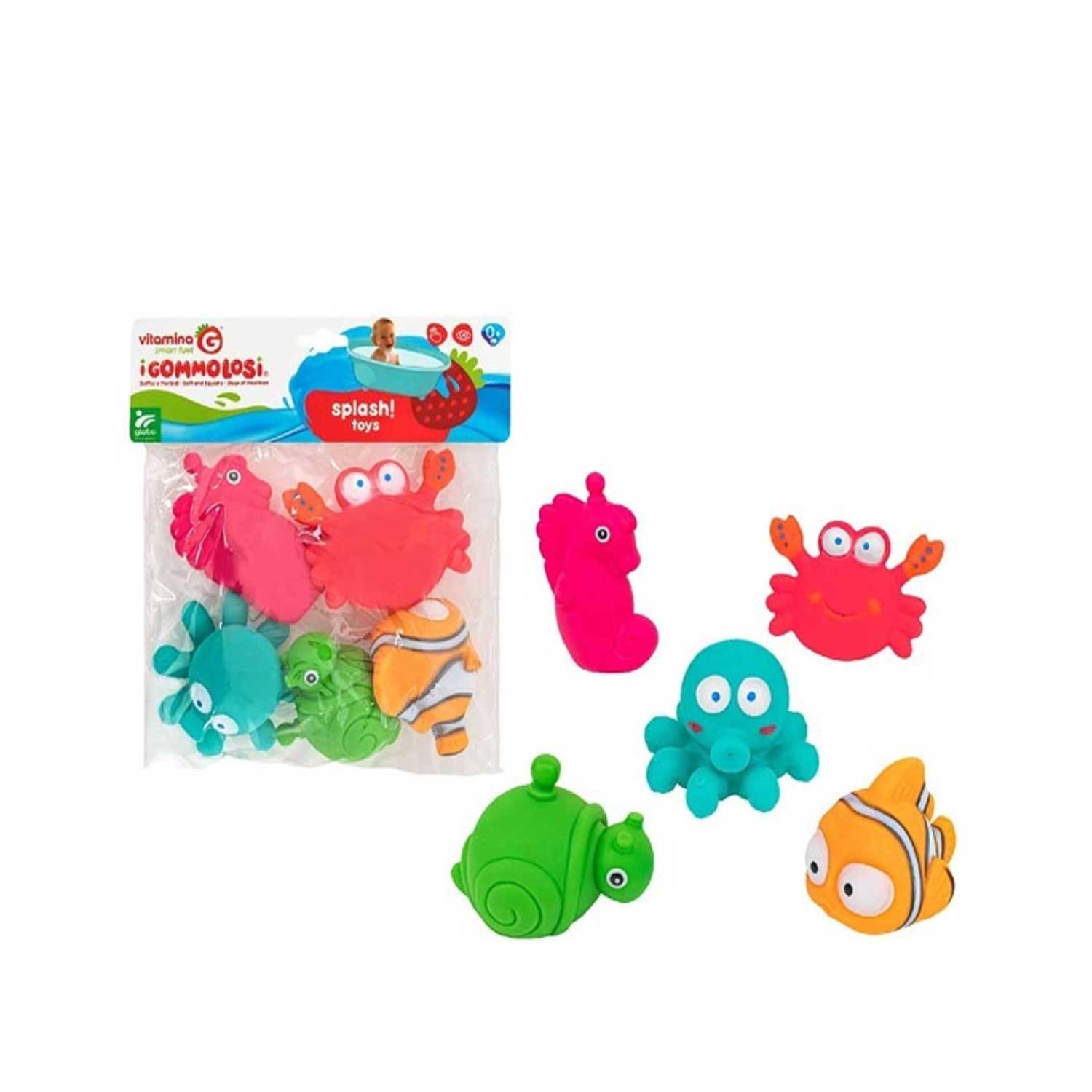 Globo - Gommolosi animali marini 5pz