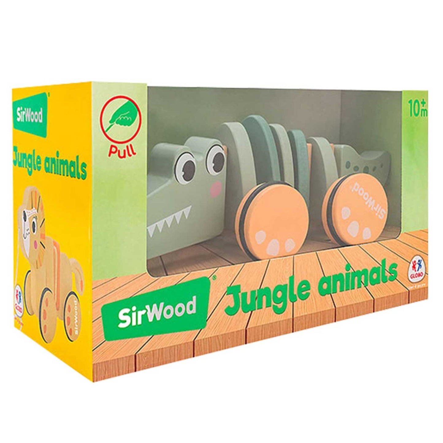 Globo - Jungle animals trainabili in legno